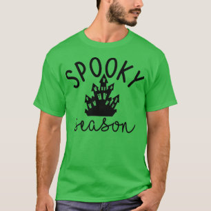 Spooky Season Haunted Halloween House Costume Boo T-Shirt