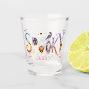 Spooky Season Iridescent Halloween Shot Glass