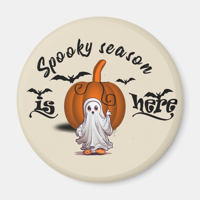 Spooky season is here funny halloween magnet (Front)