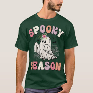 Spooky Season October Halloween Ghost Quote Saying T-Shirt