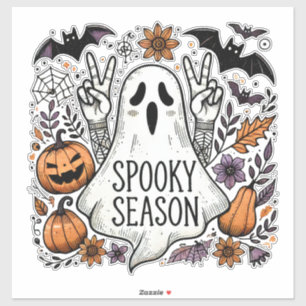 Spooky Season – Peace-Loving Ghost & Autumn Icons 