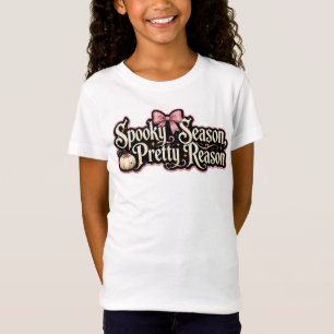 Spooky Season Pretty Reason Kids T-Shirt