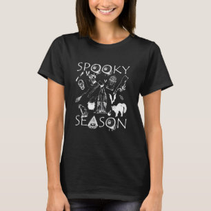 Spooky Season Pumpkin Cat Helloween T-Shirt