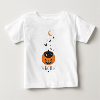 Spooky Season Pumpkin Halloween Design Baby T-Shirt