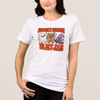 Spooky Season Pumpkin Jam Halloween T-Shirt Tri-Blend Shirt