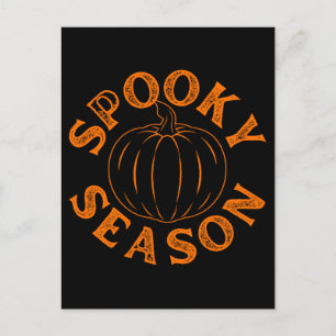 Spooky Season Pumpkin  Postcard