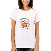 Spooky Season Pumpkin T-shirt - Autumn Fall Tee
