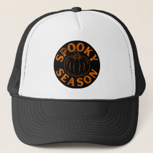 Spooky Season Pumpkin Trucker Hat
