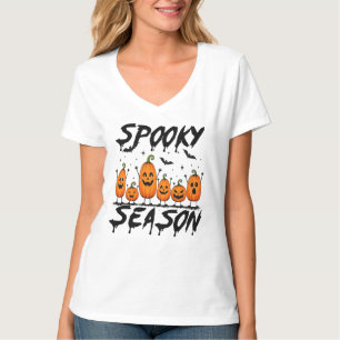Spooky Season Pumpkins Halloween T-Shirt