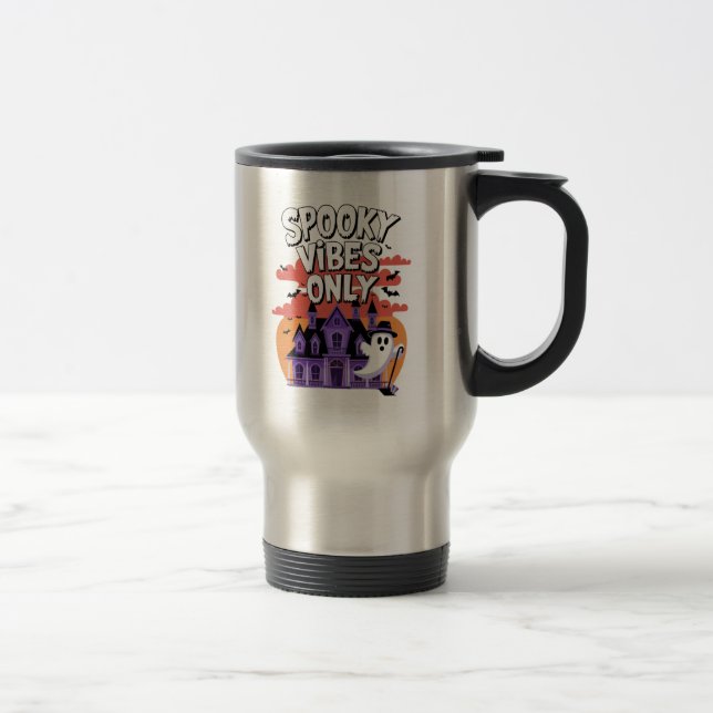 Spooky Season Quotes Travel Mug (Right)