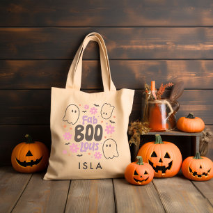 Spooky Season Retro Groovy Tote Bag