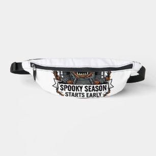 Spooky Season Shirt Vintage Engraving Halloween De Bum Bags