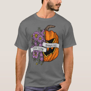 Spooky Season Spooky Vibes Halloween Pumpkin Seas T-Shirt