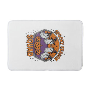 Spooky Season Squad Cute Ghost Halloween Shirt_1 Bath Mat