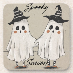 Spooky Season Squad Hard plastic coaster