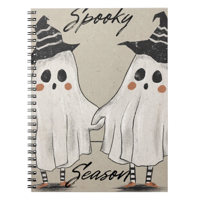 Spooky Season Squad Spiral Photo Notebook (Front)
