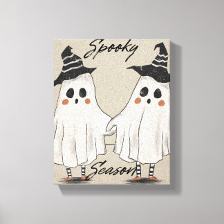 Spooky Season Squad Stretched Canvas Print