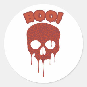 spooky season sticker, Funny Gifts  Classic Round Sticker