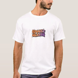 Spooky Season T-Shirt – Playful Bubble Letter Hall