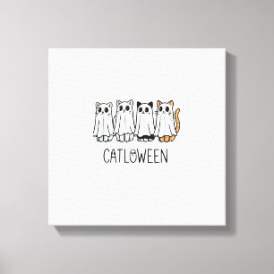 Spooky Season Tank Top Canvas Print