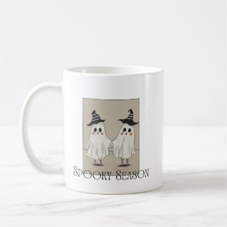 Spooky Season vintage ghost mug