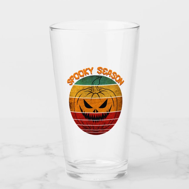 Spooky Season Vintage Glass (Front)