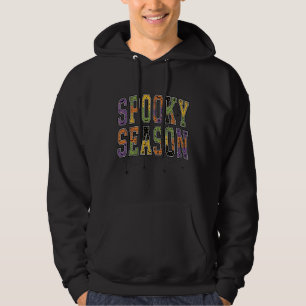Spooky Season Vintage Halloween Typography Design_ Hoodie