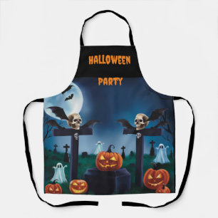  "Spooky Shadows: Halloween at the Graveyard"   Apron