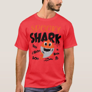 Spooky Shark Funny Halloween Shark Costume T-Shirt