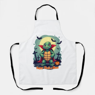 Spooky Shell Surprise Turtle Apron