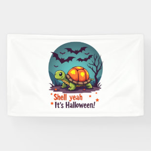 Spooky Shell Surprise Turtle Banner