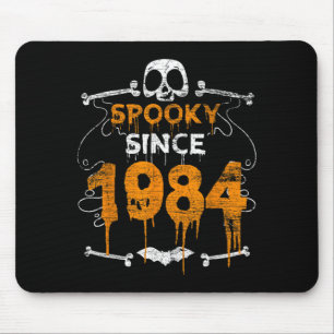 Spooky Since 1984 Halloween Bday Gifts 38th Mouse Mat