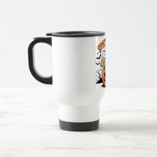 Spooky Sips Skeleton Lizard Halloween Travel Mug