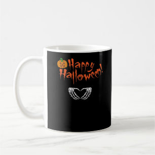 Spooky Skeleton Hands. Happy Halloween. Coffee Mug
