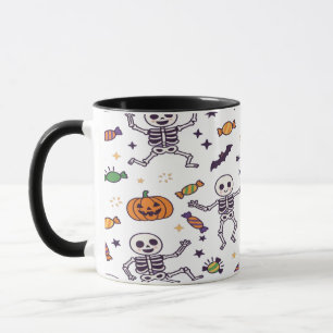 Spooky Skeleton Vibes for Halloween Mug