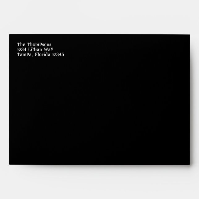 Spooky Skeleton X-Ray Halloween Envelope (Front)