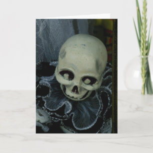 Spooky Skull Card