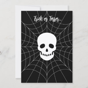 Spooky Skull Halloween Card