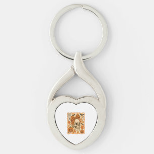 Spooky Skull Halloween Key Ring