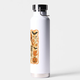 Spooky Skull Halloween Water Bottle