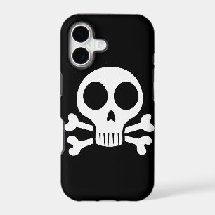 spooky skull on a black background