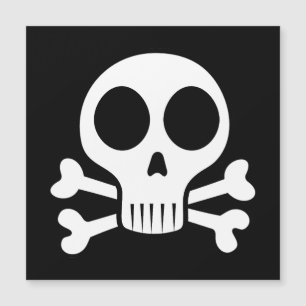 spooky skull on a black background