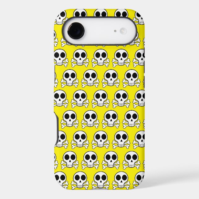 spooky skull on a black background (Back)
