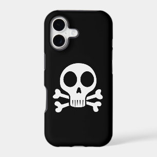 spooky skull on a black background