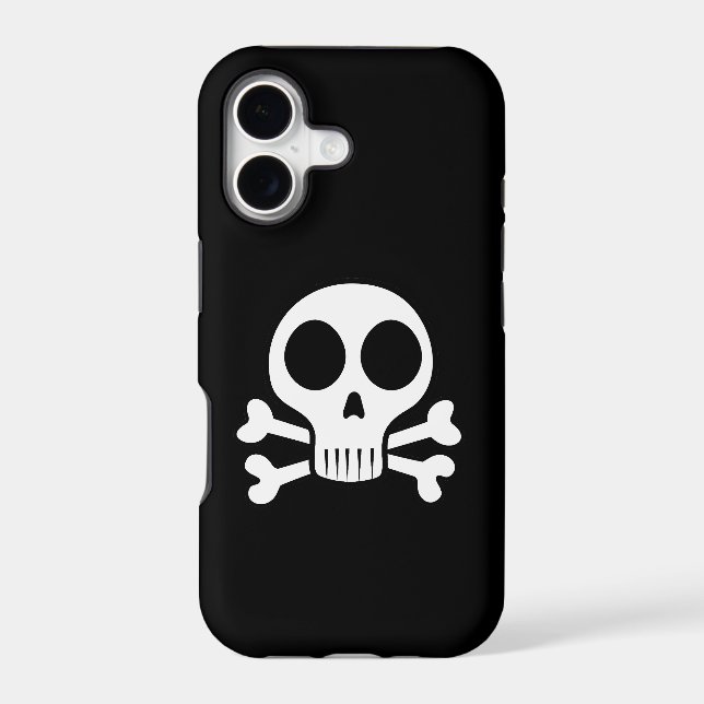 spooky skull on a black background (Back)