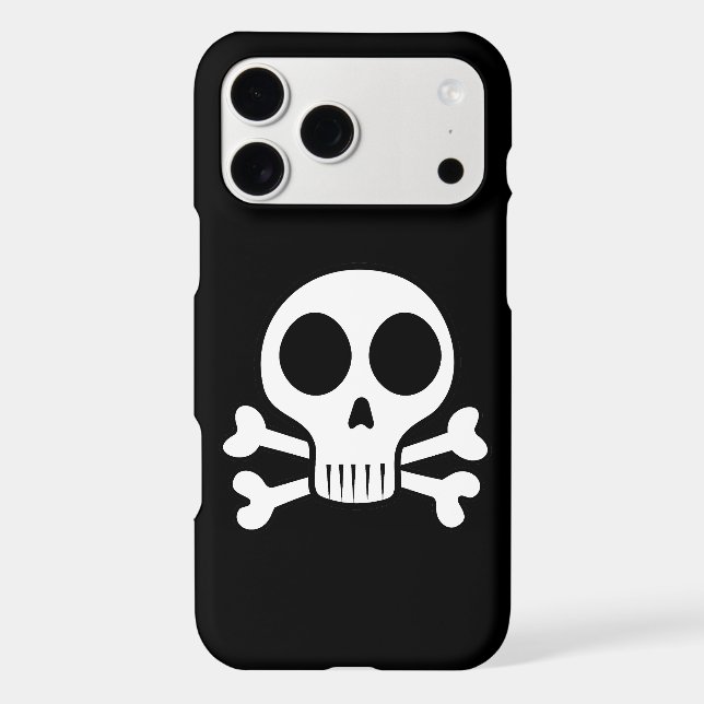 spooky skull on a black background (Back)