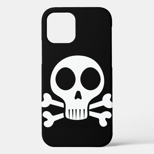 spooky skull on a black background Case-Mate iPhone case (Back)