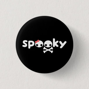 Spooky Skulls 3 Cm Round Badge