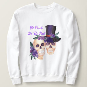 Spooky Skulls Halloween Hoodie Couple Sweatshirt