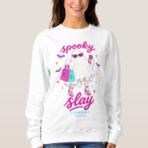 Spooky Slay Season Shopping Ghost with High Heels
